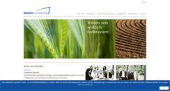 Desktop Screenshot of hauserconsulting.com